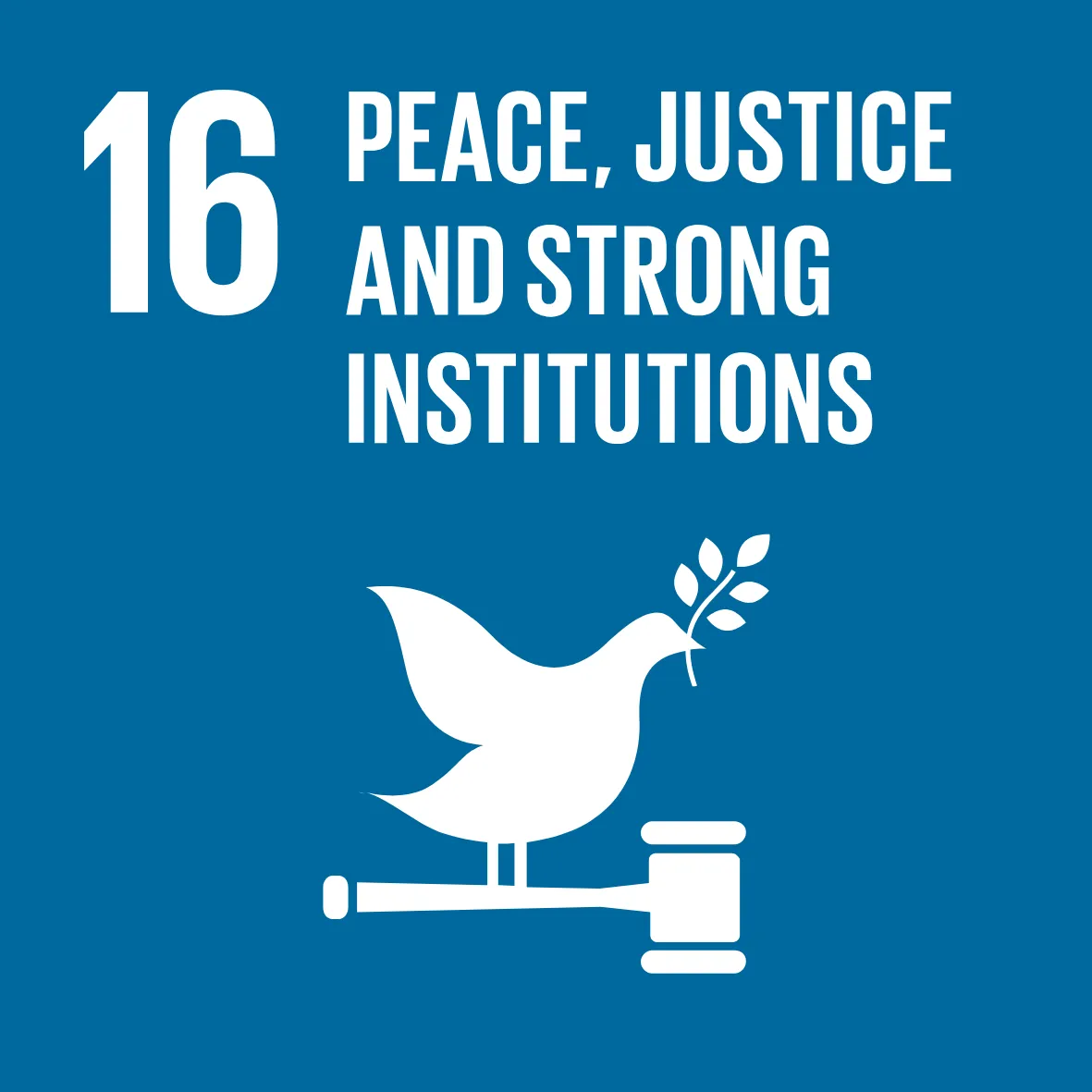 SDG 16 · Peace, Justice & Strong Institutions
